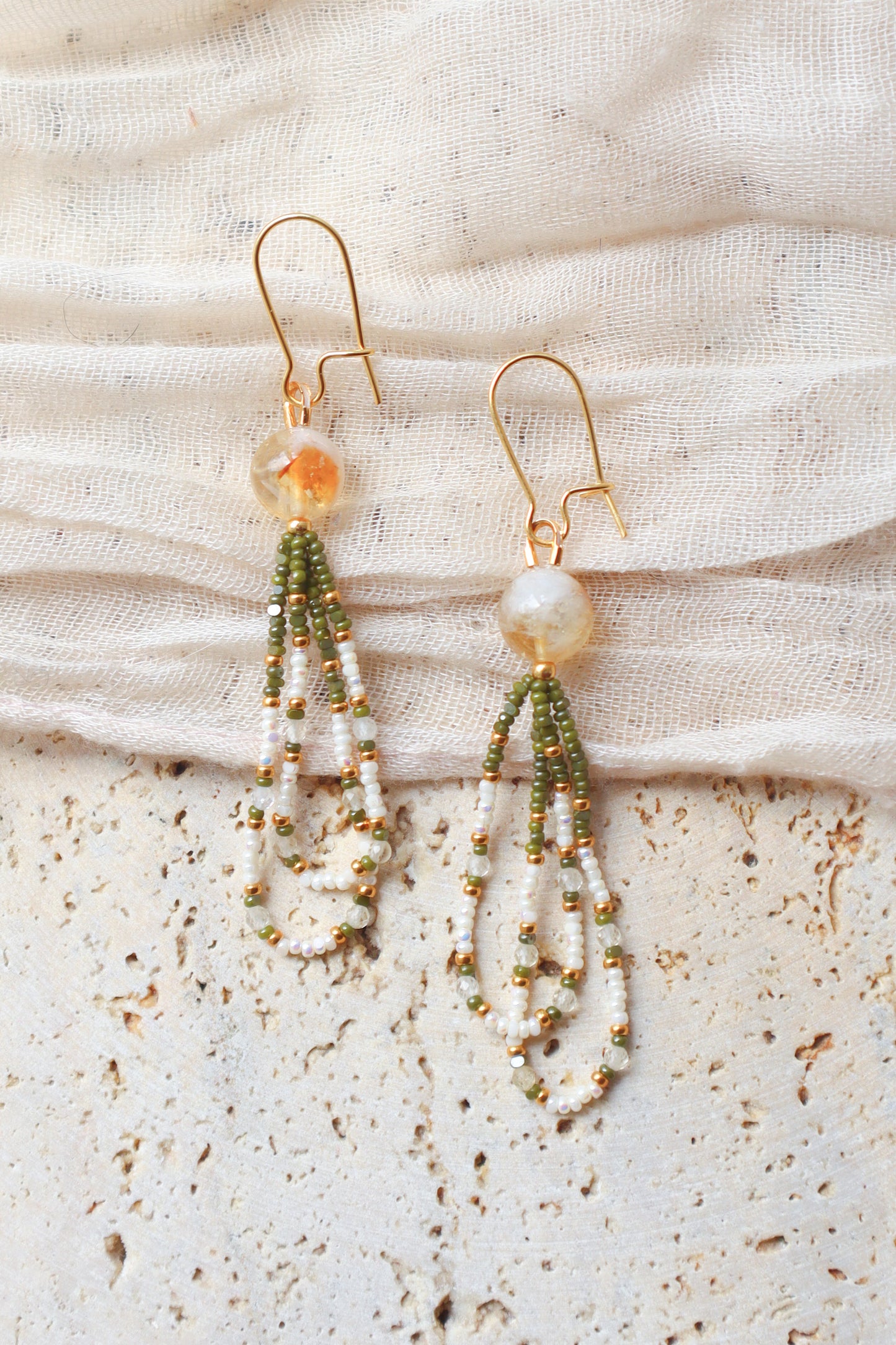 Citrine Drop Earrings