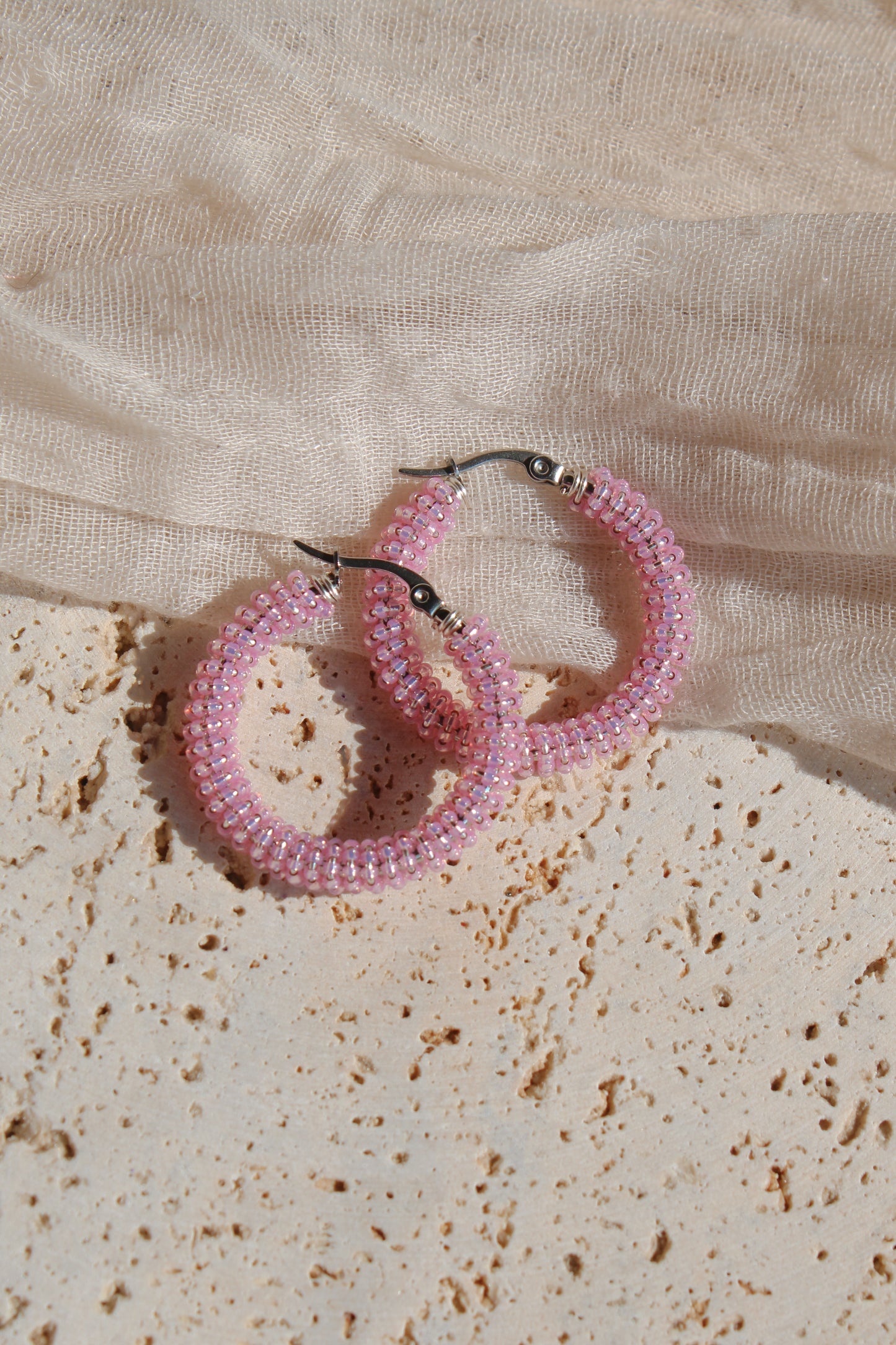 Baby Pink Hoops