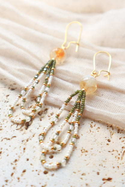 Citrine Drop Earrings