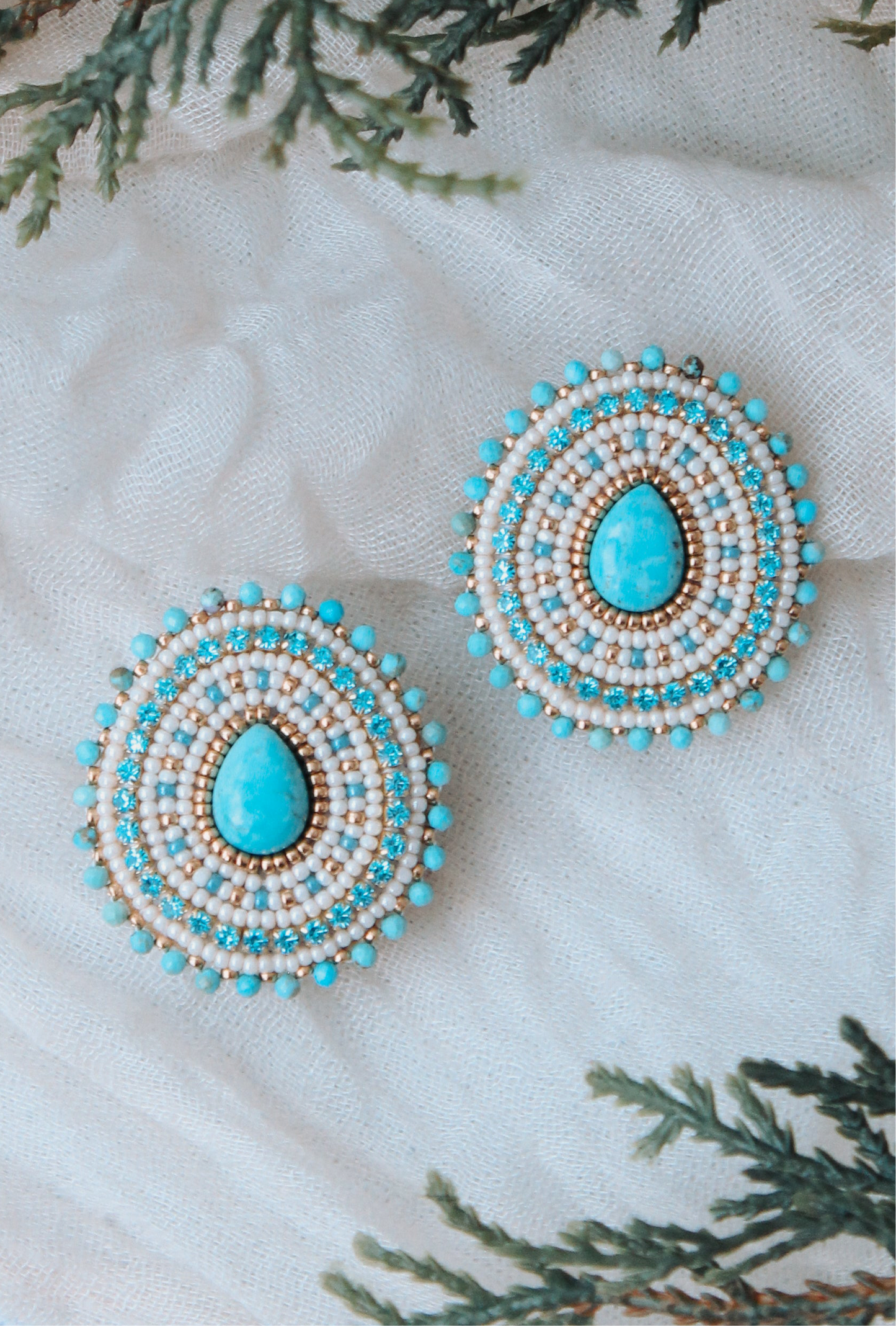 Natural Turquoise Earrings