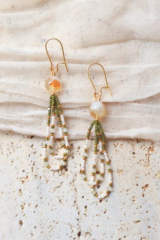 Citrine Drop Earrings