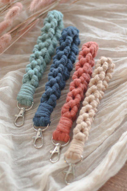 Flower Wristlet Keychain