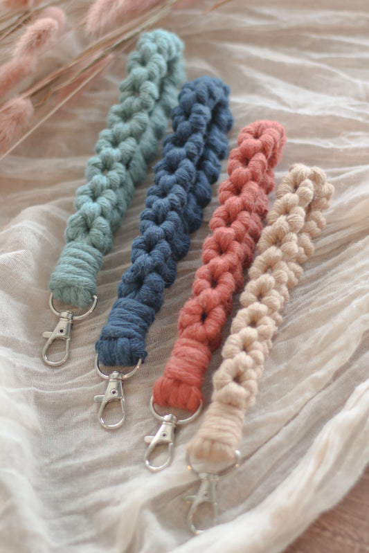 Flower Wristlet Keychain