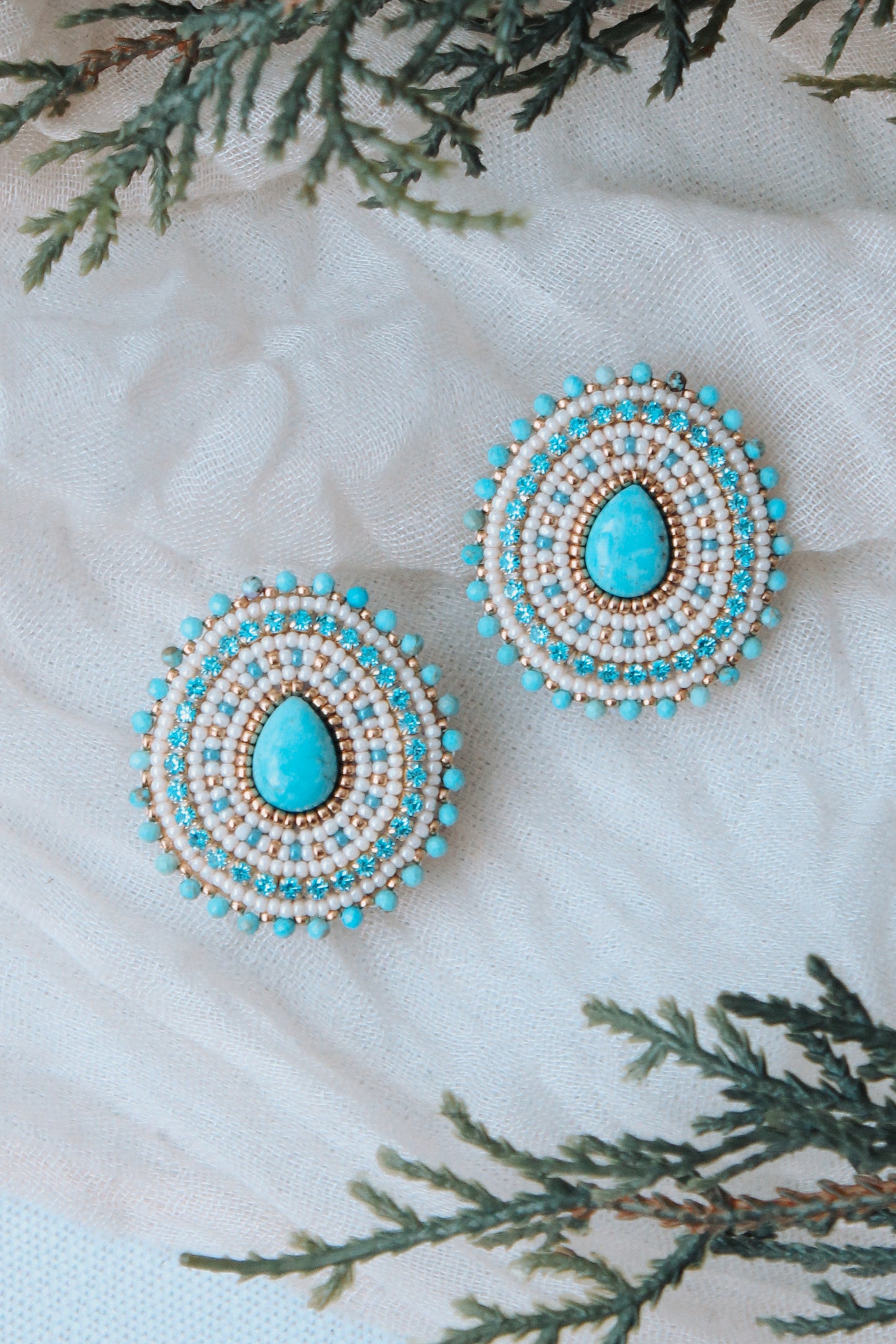 Natural Turquoise Earrings