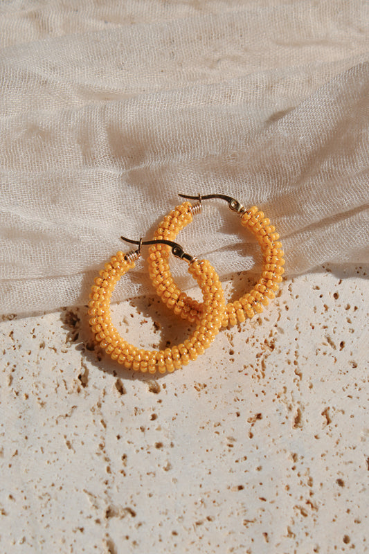 Dark Yellow AB Hoops